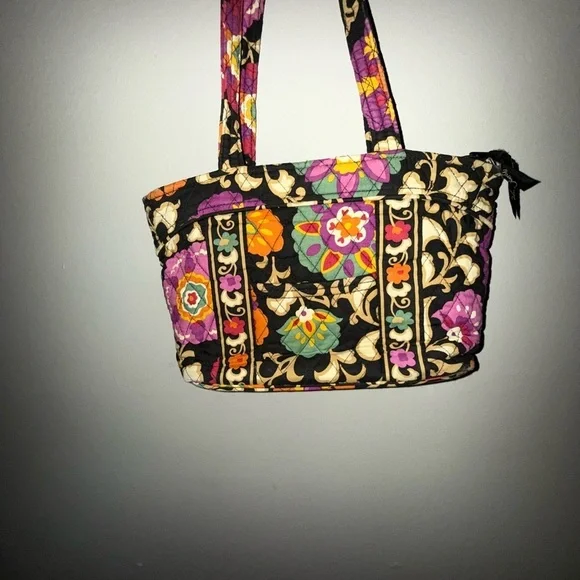 Vera Bradley Floral Patterned Tote Bag - Picture 2 of 4
